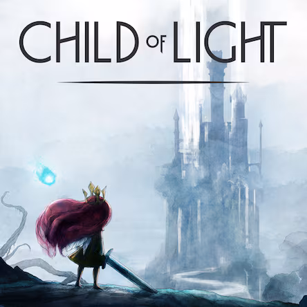 Обложка игры Child of Light — поэтичная RPG с кооперативным режимом для PS4 и PS5