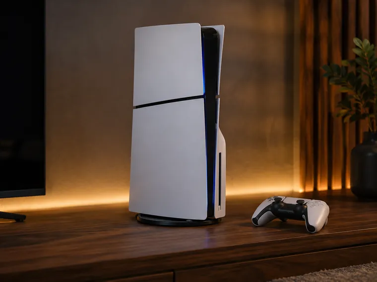 PlayStation 5 Slim с геймпадом