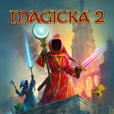 Обложка игры Magicka 2 — хаотичный экшен с магией и кооперативным режимом для PS4 и PS5