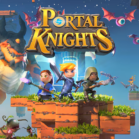 Обложка игры Portal Knights — песочница с элементами RPG и кооперативным режимом для PS4 и PS5