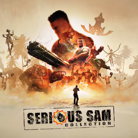 Обложка игры Serious Sam Collection — классические шутеры с кооперативным режимом для PS4 и PS5