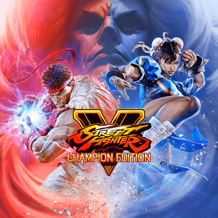 Обложка игры Street Fighter V — классический файтинг с локальным кооперативным режимом для PS4 и PS5