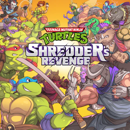 Обложка игры Teenage Mutant Ninja Turtles: Shredder's Revenge — пиксельный битемап с кооперативным режимом для PS4 и PS5