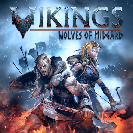 Обложка игры Vikings: Wolves of Midgard — диаблоид с викингами и кооперативным режимом для PS4 и PS5